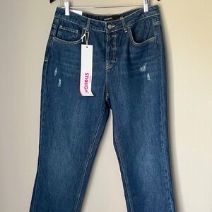 Long Tall Sally Straight Leg Jeans Womens Size 10 Button Fly NWT